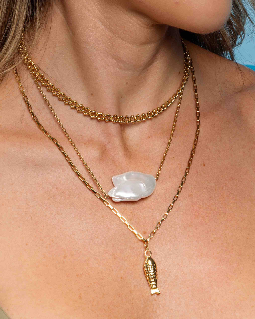 Pearl Nugget Necklace