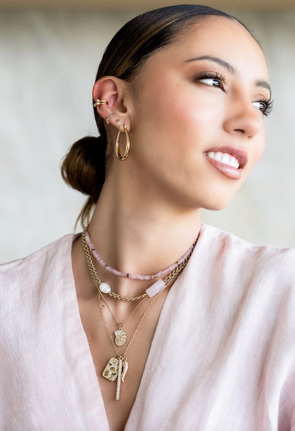 Pearl and Zirconia Earcuff