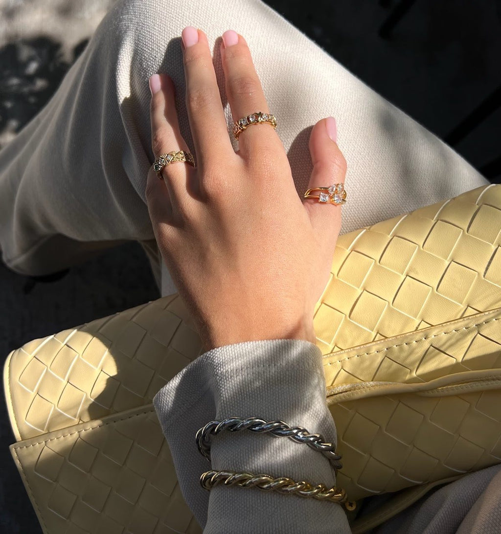 ANILLO ZIRCONIAS AJUSTABLE