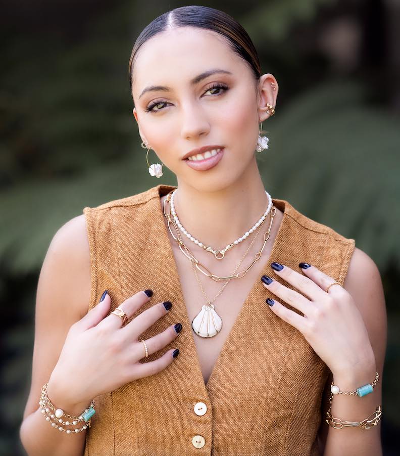 PULSERA AMAZONITA Y PERLA