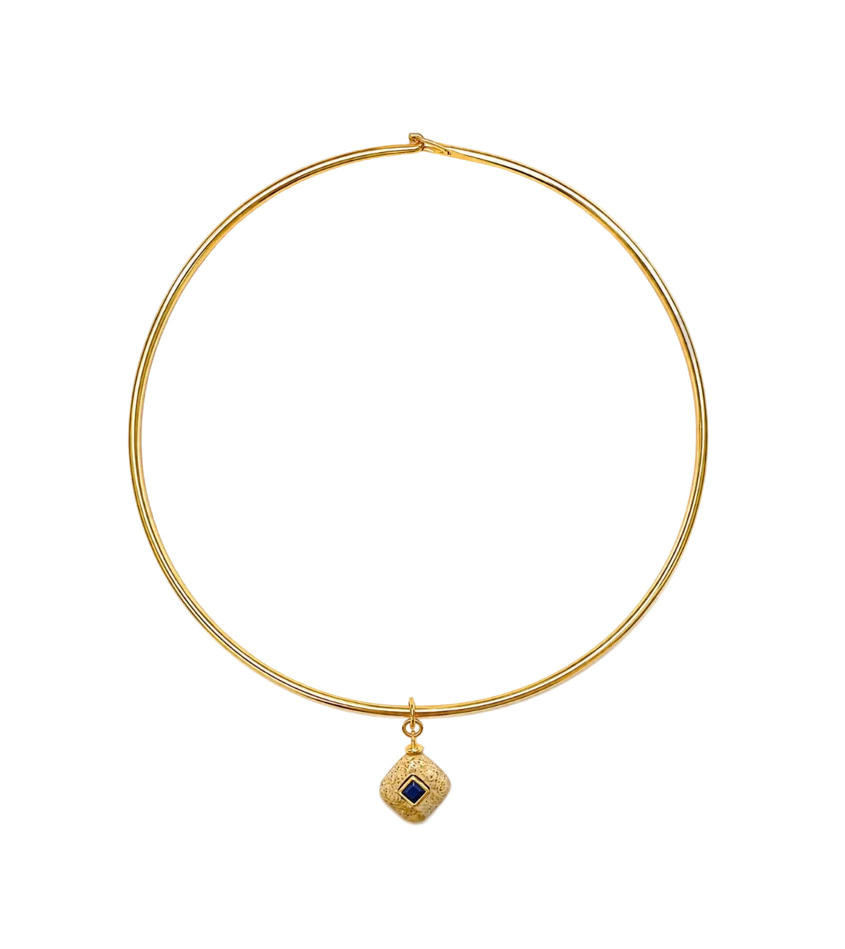 GARGANTILLA CON CHARM JASPE MADERA