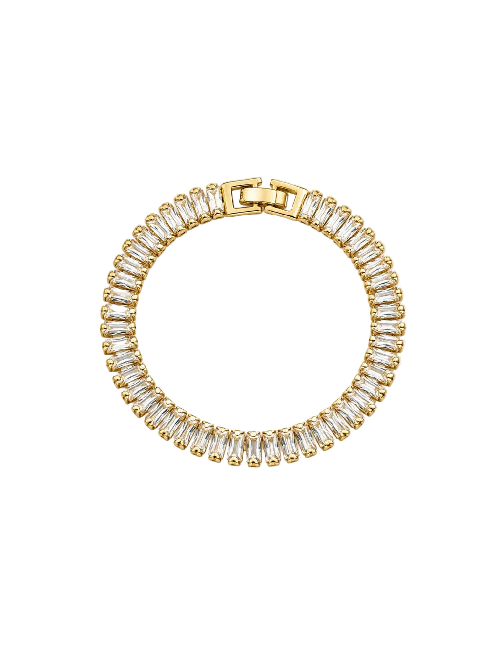 PULSERA ZIRCONIAS RECTANGULO