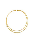 GARGANTILLA DOBLE 5 ZIRCONIAS