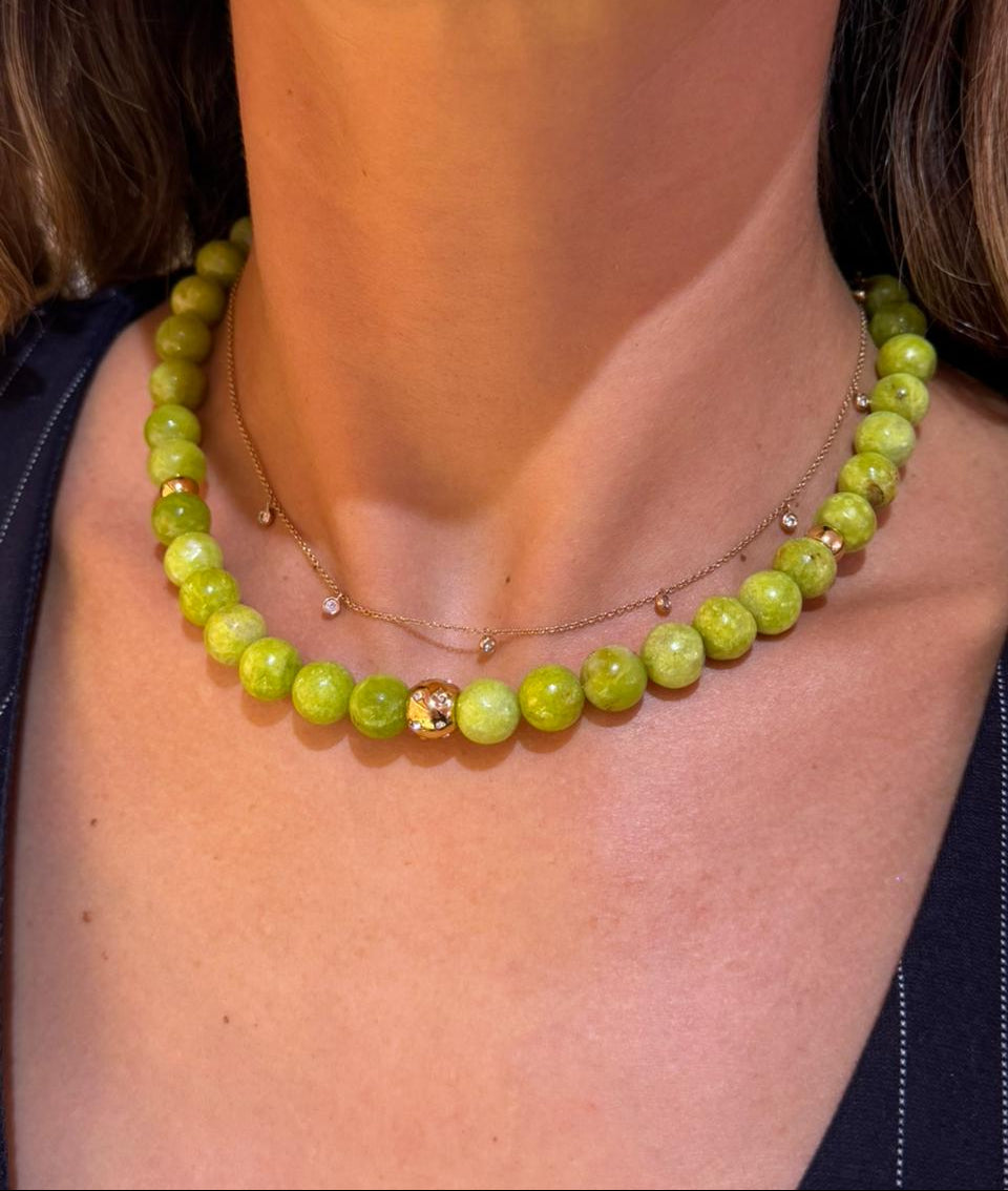 COLLAR HIBSCHITA VERDE