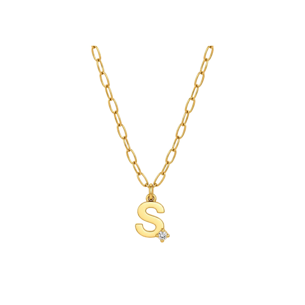 COLLAR INICIAL CON ZIRCONIA