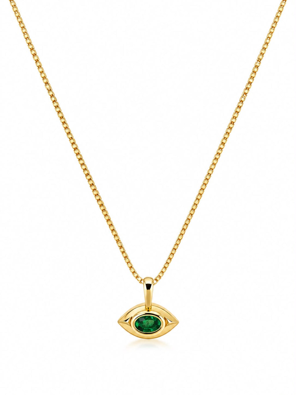 COLLAR OJO VERDE