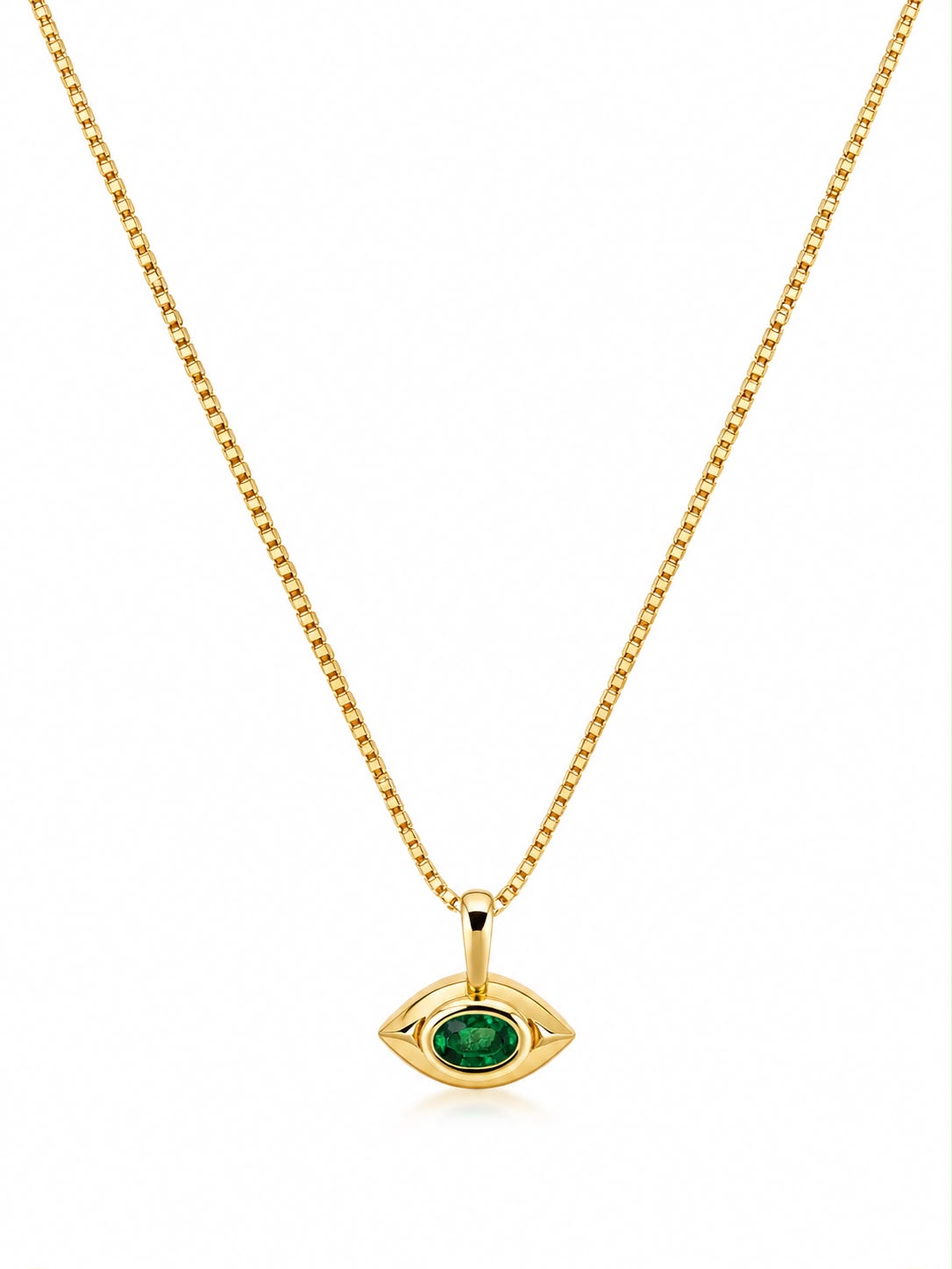 COLLAR OJO VERDE