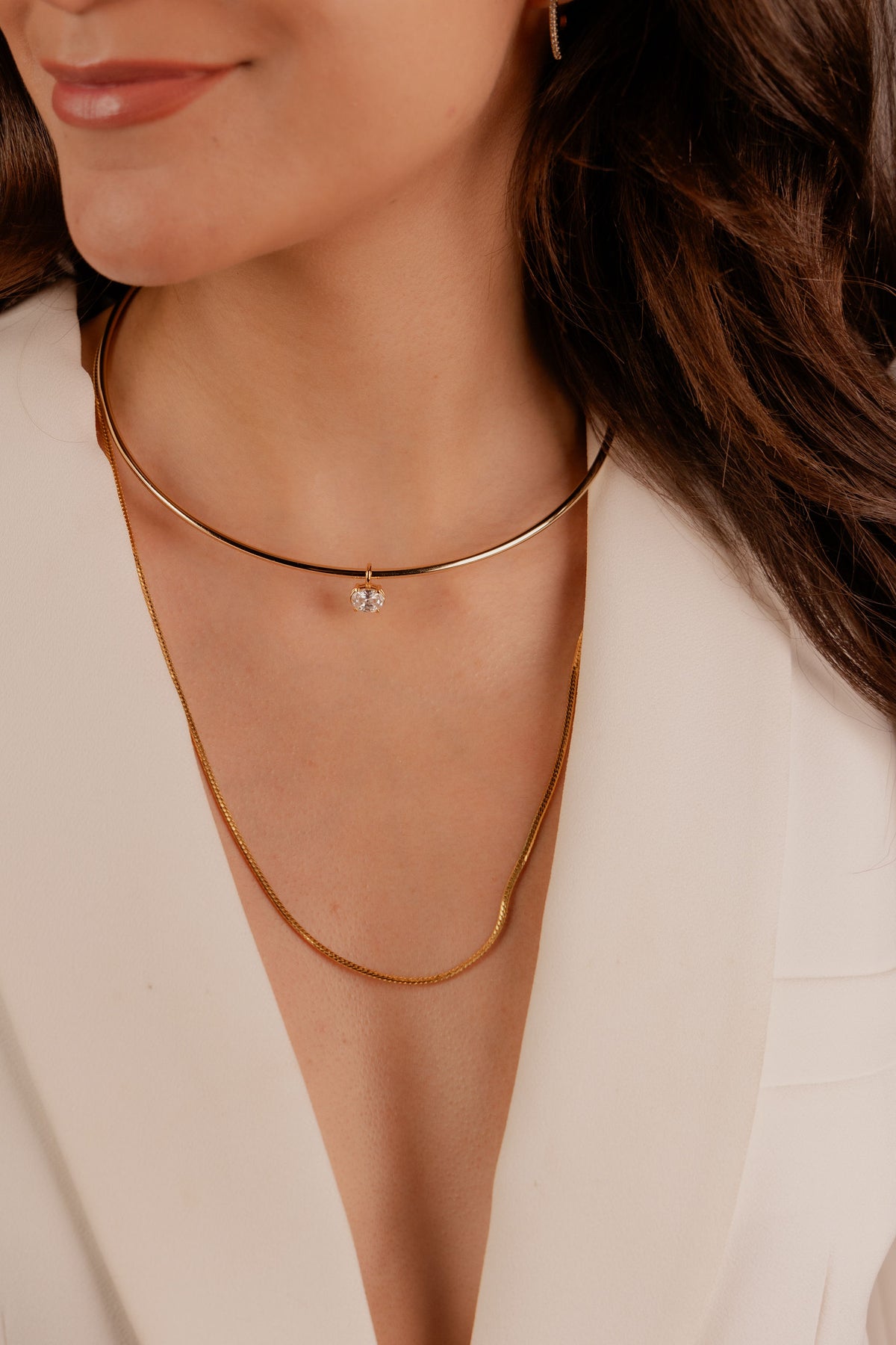 CHARM ZIRCONIA OVALADA