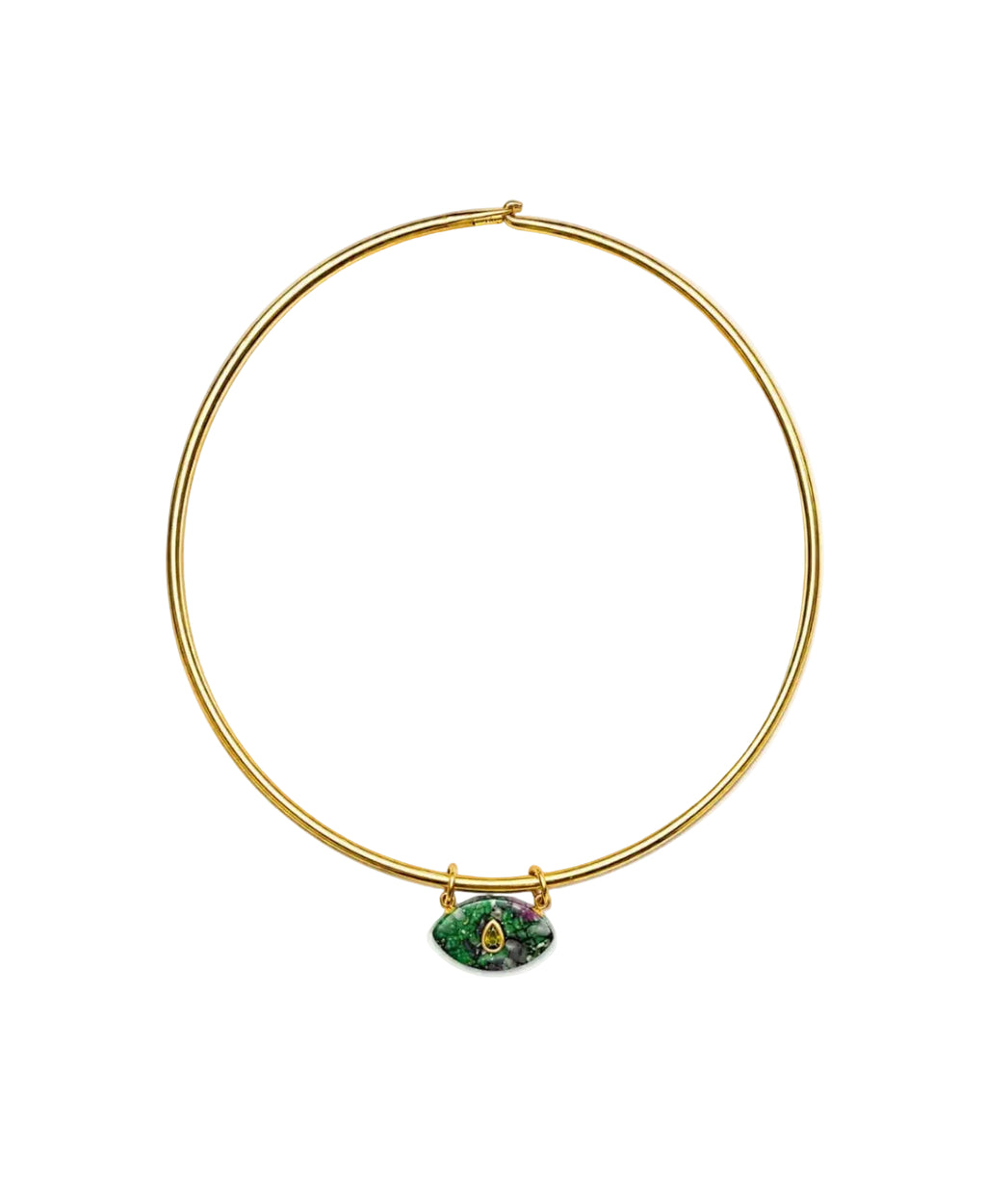 GARGANTILLA CON CHARM ZOICITA VERDE