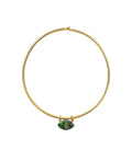 GARGANTILLA CON CHARM ZOICITA VERDE